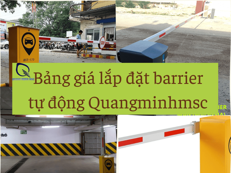 lắp đặt barrier tự động